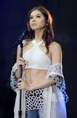 HAILEE STEINFELD Performs at Today Show Concert Series in New York 07/14/2017