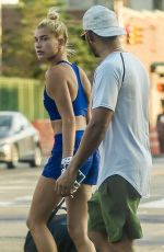 HAILEY BALDWIN and Lewis Hamilton in New York 07/18/2017