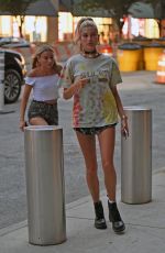 HAILEY BALDWIN Arrives at Barclay