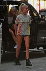 HAILEY BALDWIN Arrives at Barclay
