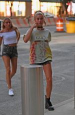 HAILEY BALDWIN Arrives at Barclay