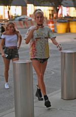 HAILEY BALDWIN Arrives at Barclay