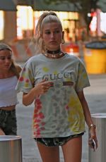 HAILEY BALDWIN Arrives at Barclay