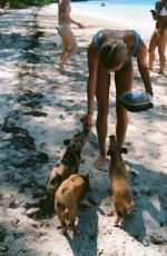 HAILEY BALDWIN for Vogue Bahamas Travel Diary 07/24/2017
