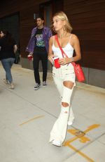 HAILEY BALDWIN Leaves Gigi