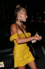 HAILEY BALDWIN Night Out in New York 07/19/2017