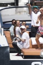 HAILEY BALDWIN on a Boat Trip in Miami 07/07/2017