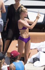 HAILEY BALDWIN on a Boat Trip in Miami 07/07/2017