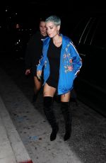 HALSEY Leaves Tao Steakhouse in West Hollywood 07/25/2017