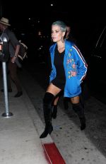 HALSEY Leaves Tao Steakhouse in West Hollywood 07/25/2017