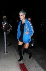 HALSEY Leaves Tao Steakhouse in West Hollywood 07/25/2017