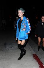 HALSEY Leaves Tao Steakhouse in West Hollywood 07/25/2017
