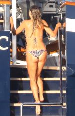 HEIDI KLUM in Bikini on a Yacht in Cap D