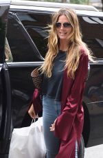 HEIDI KLUM in Jeans Out in New York 07/13/2017