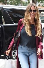 HEIDI KLUM in Jeans Out in New York 07/13/2017