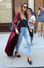 HEIDI KLUM in Jeans Out in New York 07/13/2017