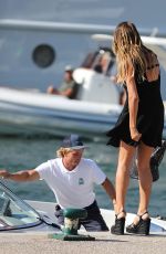 HEIDI KLUM Out and About in Saint Tropez 07/26/2017