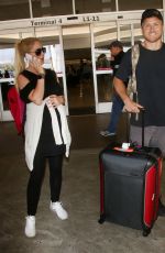 HEIDI MONTAG and Spencer Pratt at LAX Airport in Los Angeles 07/22/2017