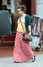 HELENA BONHAM CARTER Out in Primrose Hill 07/19/2017