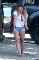 HILARY DUFF Arrives at Her Sisetr