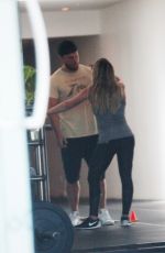 HILARY DUFF at a Gym in West Hollywood 07/08/2017