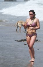 HILARY DUFF in Bikini at a Beach in Malibu 07/09/2017