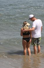 HILARY DUFF in Bikini on the Beach in Malibu 07/08/2017
