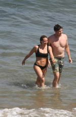 HILARY DUFF in Bikini on the Beach in Malibu 07/08/2017