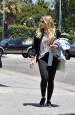 HILARY DUFF Out and About in Los Angeles 07/03/2017