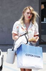 HILARY DUFF Out Shopping in Beverly Hills 07/11/2017