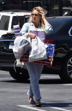 HILARY DUFF Out Shopping in Sherman Oaks 07/03/2017
