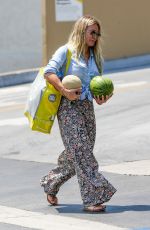 HILARY DUFF Shopping at Whole Foods in Beverly Hills 07/05/2017