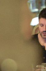 HILARY SWANK and Philip Schneider at Dinner at Pierluigi Restaurant in Rome 07/20/2017