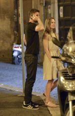 HILARY SWANK and Philip Schneider at Dinner at Pierluigi Restaurant in Rome 07/20/2017
