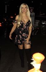HOLLY MADISON Leaves Dream Hollywood Hotel 07/11/2017