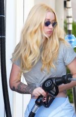 IGGY AZALEA at a Gas Station in Malibu 07/02/2017