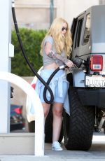 IGGY AZALEA at a Gas Station in Malibu 07/02/2017