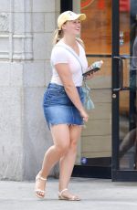 ISKRA LAWRENCE Out and About in New York 07/09/2017