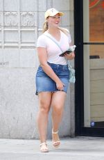 ISKRA LAWRENCE Out and About in New York 07/09/2017