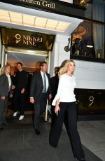 IVANKA TRUMP at Tomahawk Steaks at Nikkei Nine Restaurant in Hamburg 07/06/2017