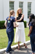 IVANKA TRUMP with Students in Front of West Wing at White House 07/20/2017