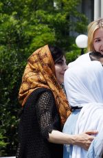 IVANKA TRUMP with Students in Front of West Wing at White House 07/20/2017