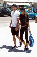 IZABEL GOULART and Kevin Trapp Out in Mykonos 07/07/2017
