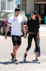 IZABEL GOULART and Kevin Trapp Out in Mykonos 07/07/2017