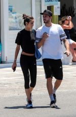 IZABEL GOULART and Kevin Trapp Out in Mykonos 07/07/2017