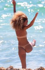 J LYNNE in Bikini at a Beach in Miami 07/23/2017