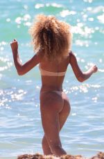 J LYNNE in Bikini at a Beach in Miami 07/23/2017