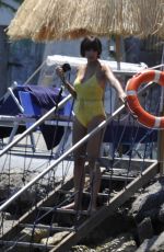 JACKIE CRUZ in Swimsuit at Hotel Regina in Cannes 07/09/2017