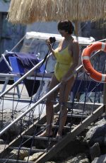 JACKIE CRUZ in Swimsuit at Hotel Regina in Cannes 07/09/2017