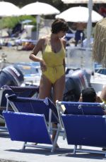 JACKIE CRUZ in Swimsuit at Hotel Regina in Cannes 07/09/2017